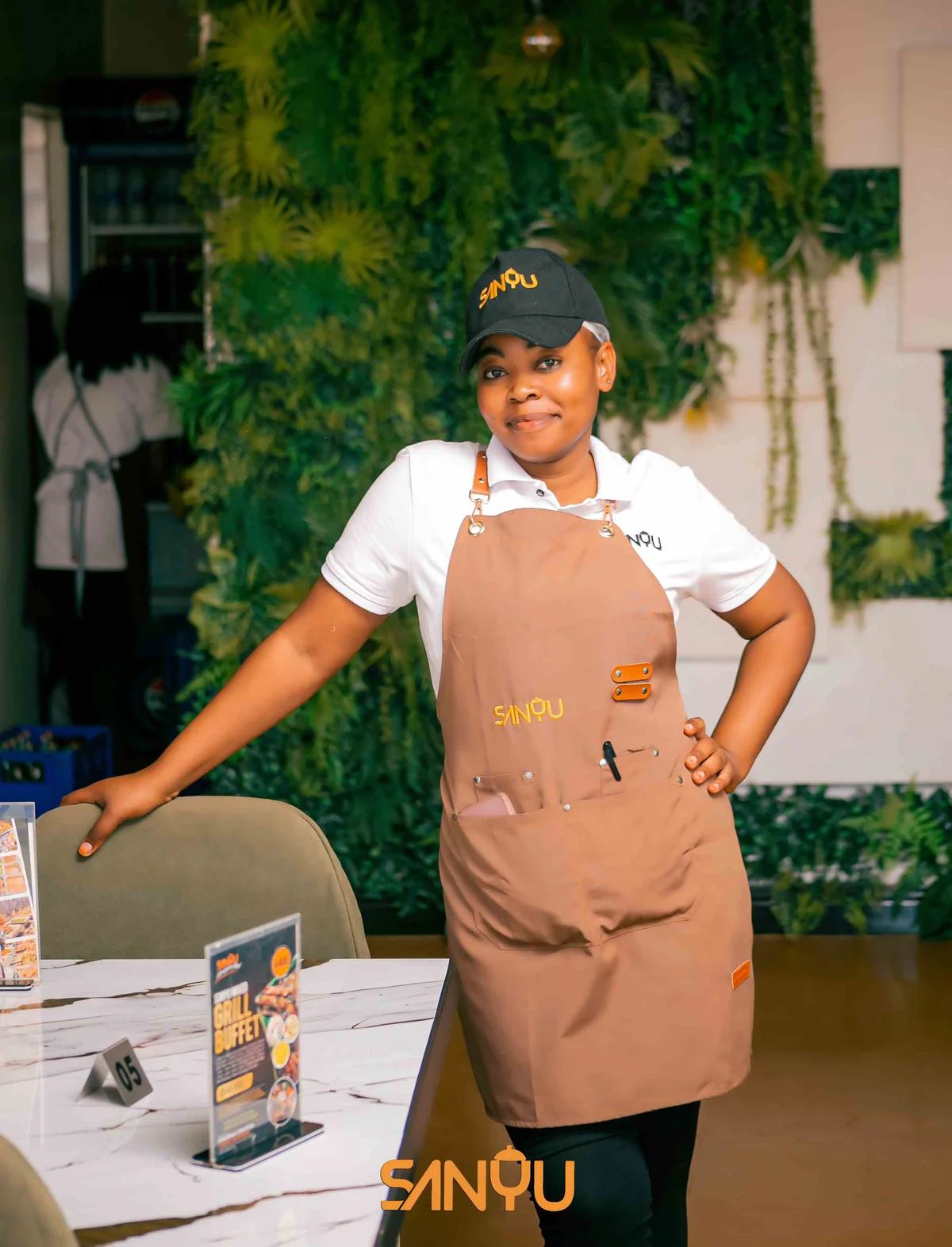 A member of the Sanyu Now team